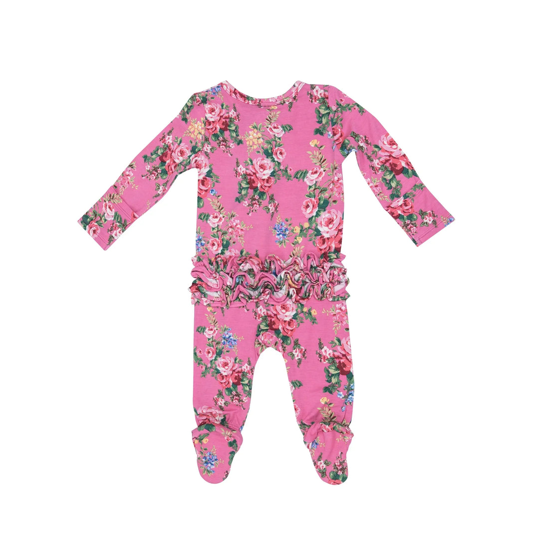 Angel Dear - 3-6M Bamboo 2-Way Zippered Footie - Pitter Patter Boutique