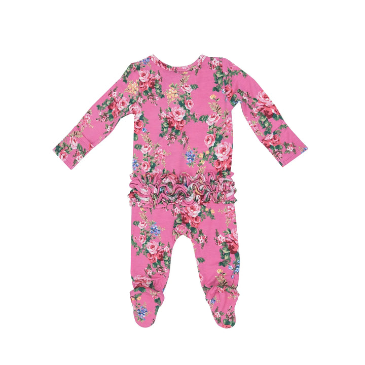 Angel Dear - 3-6M Bamboo 2-Way Zippered Footie - Pitter Patter Boutique