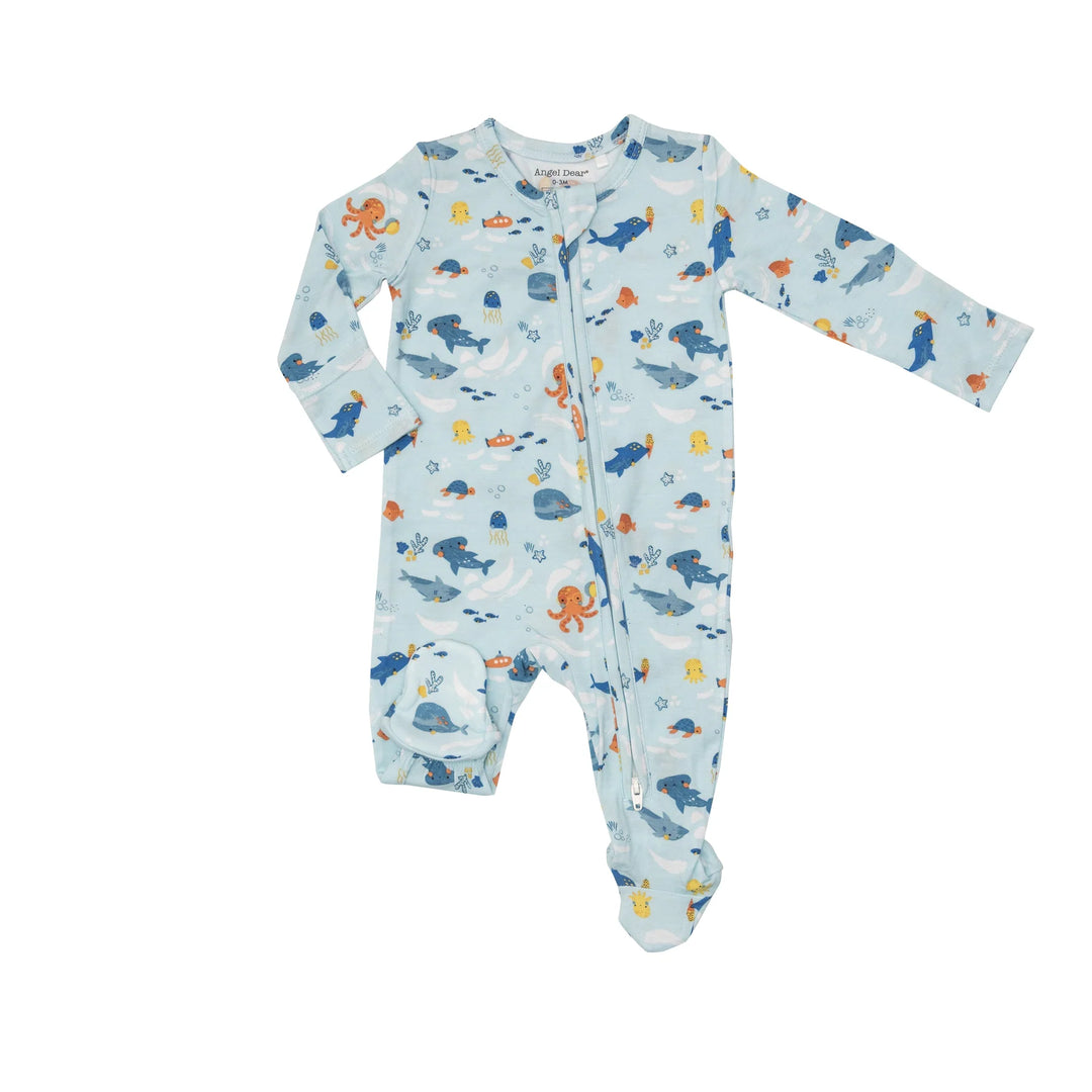 Angel Dear Bamboo Footies - Newborn & 0-3m - Pitter Patter Boutique