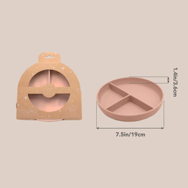 Noüka - Divided Suction Silicone Plate