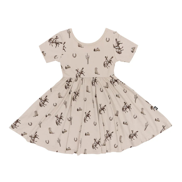 Kyte Baby - Short Sleeve Bamboo Twirl Dress (Size 4 &amp; 5T)