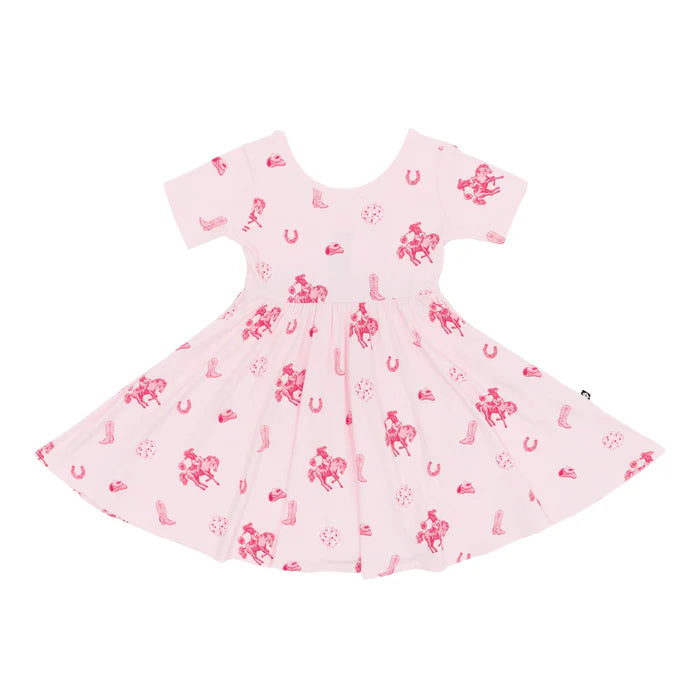 Kyte Baby - Short Sleeve Bamboo Twirl Dress (Size 12-18m to 3T)