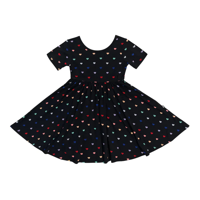 Kyte Baby - Short Sleeve Bamboo Twirl Dress (Size 12-18m to 3T)