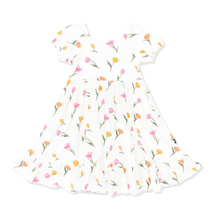 Kyte Baby - Puff Sleeve Bamboo Twirl Dress