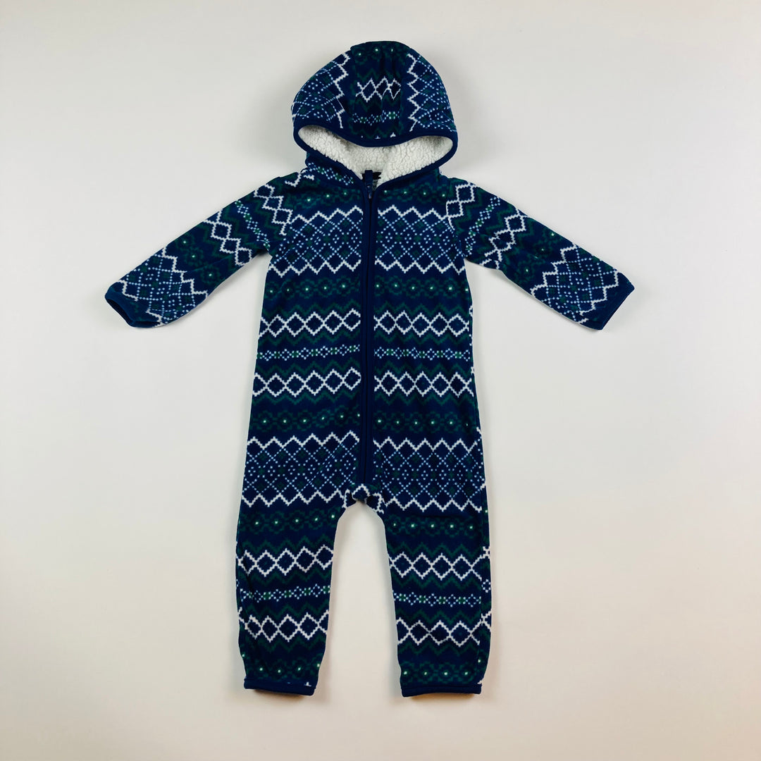 Carters Fleece Romper - Size 18 Months