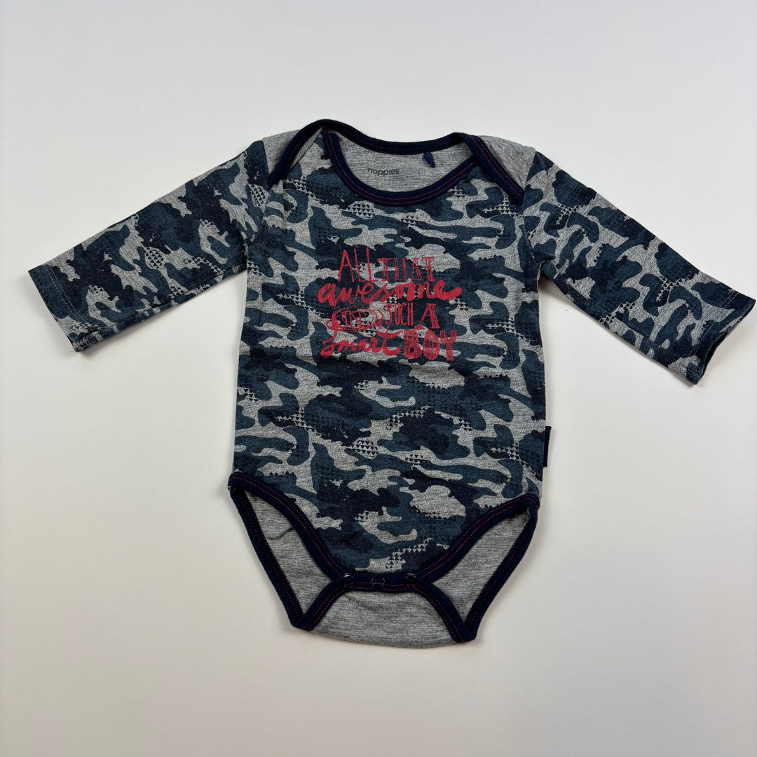 Noppies Long Sleeve Bodysuit - 3-6 Months (Size 68)