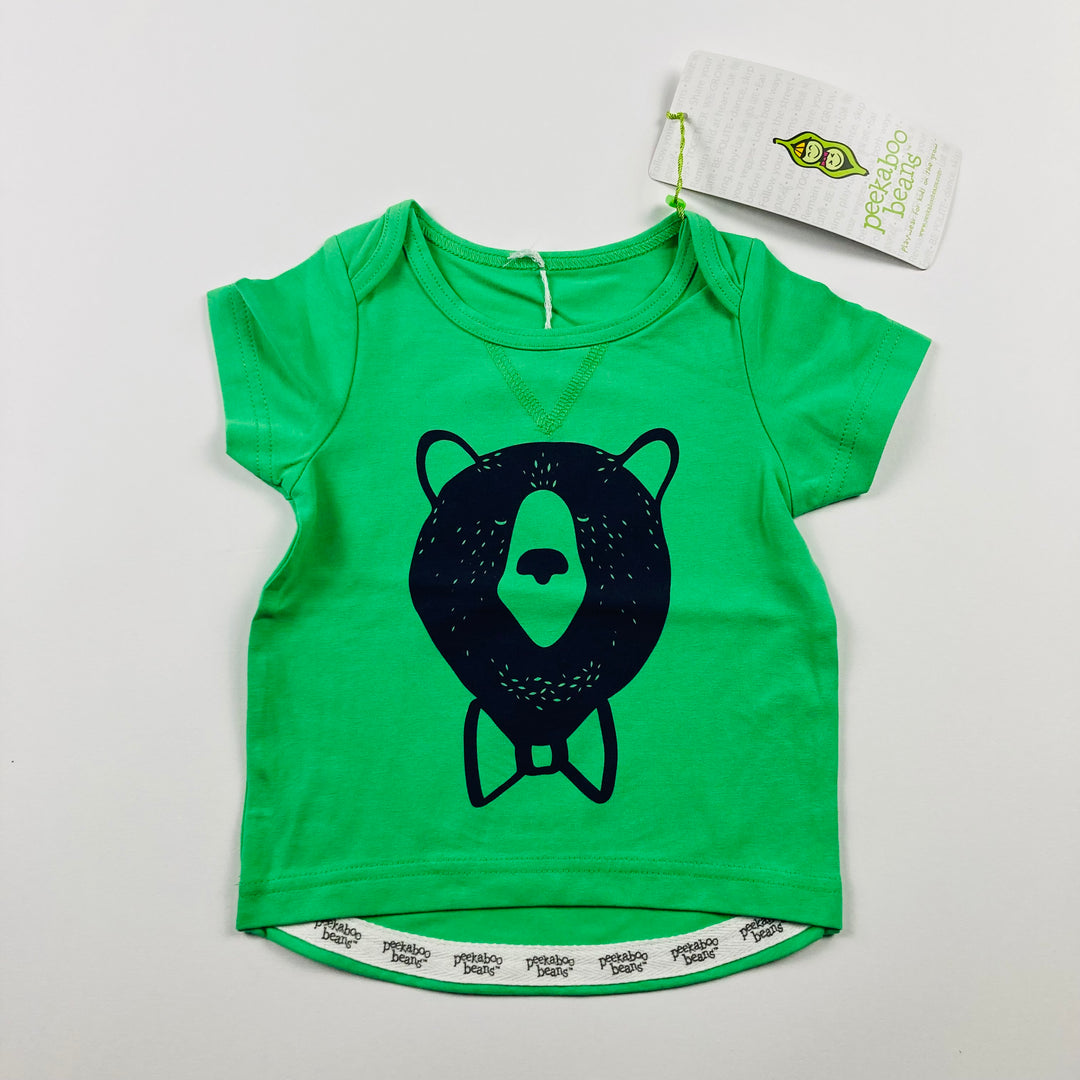 Peekaboo Baby Bean Tee - Size 6-12 Months