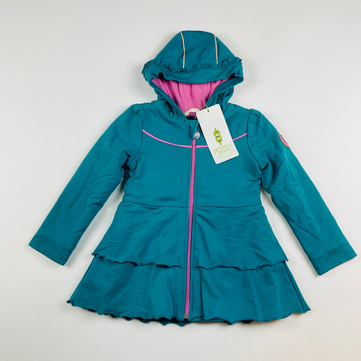 Peekaboo Beans Fleece Lined Gemstone Coat - Size 4 Toddler