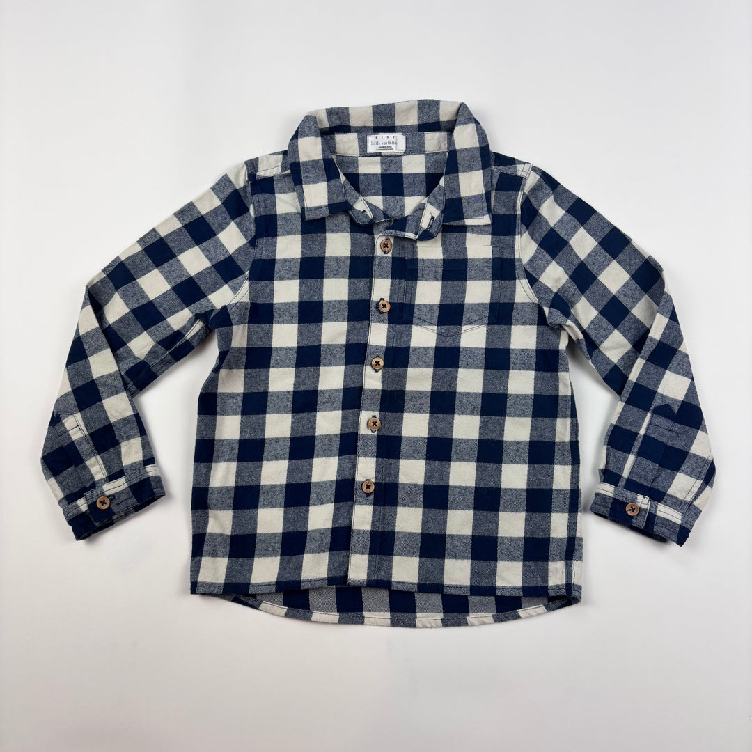 Little Earthling Flannel Shirt - Size 5-6 Toddler