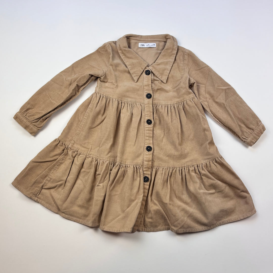 Zara Cord Dress - Size 6 Youth (116 cm)