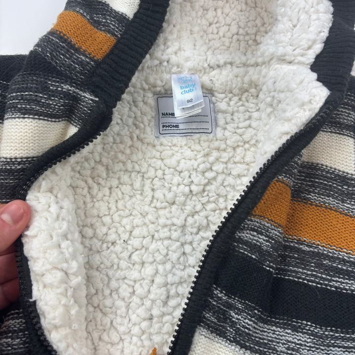 Baby Club Fleece Lined Hoodie - Size 2 Toddler