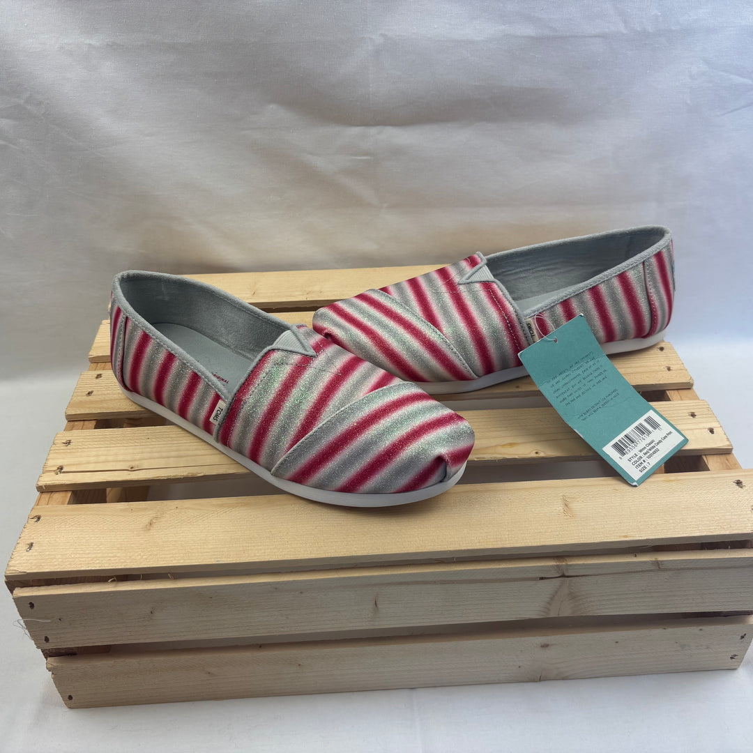 Toms Ballet Alpargata Flats - Size 7 Women (or 5.5 Youth)