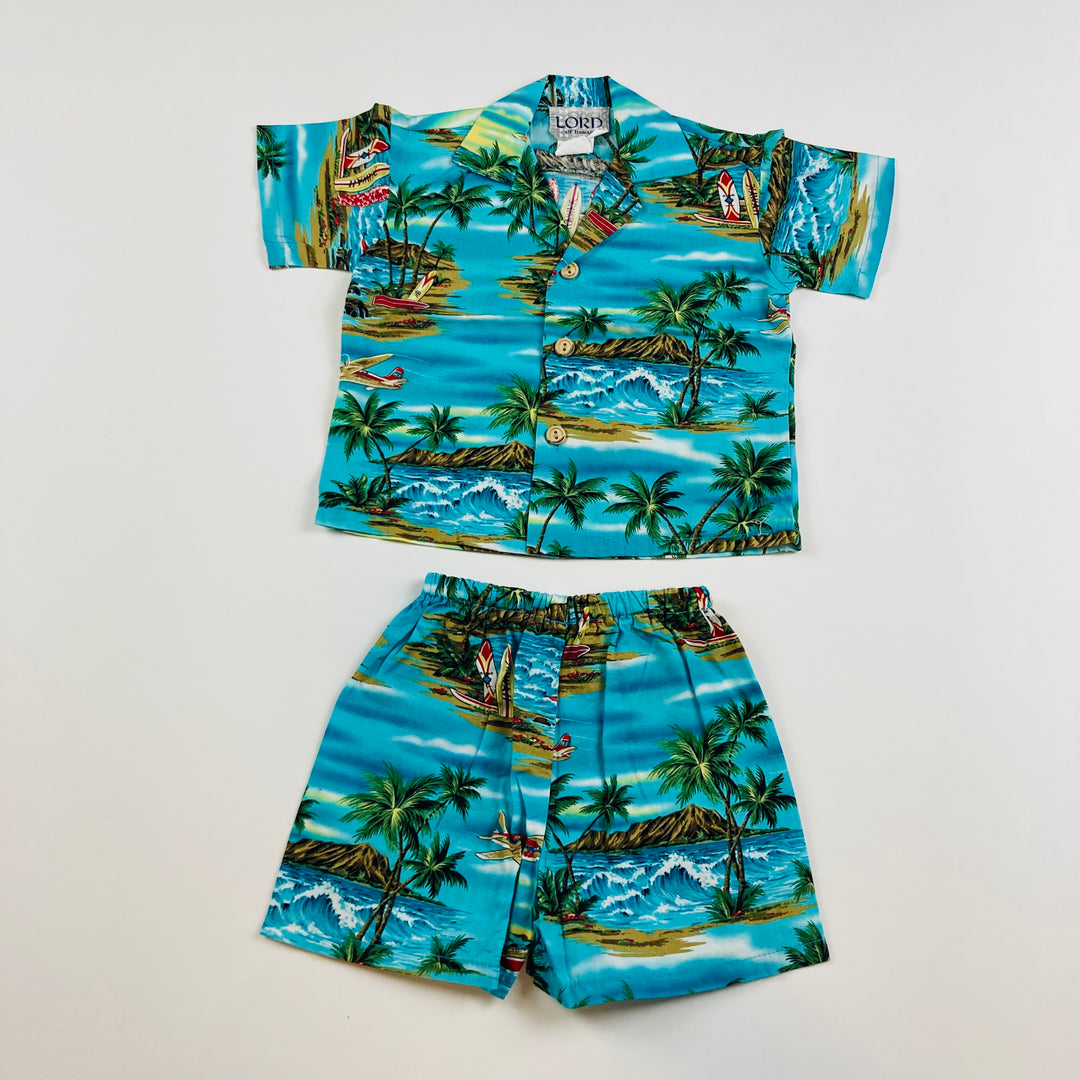 Lord of Hawaii 2 Piece Outfit - Size 12 Months