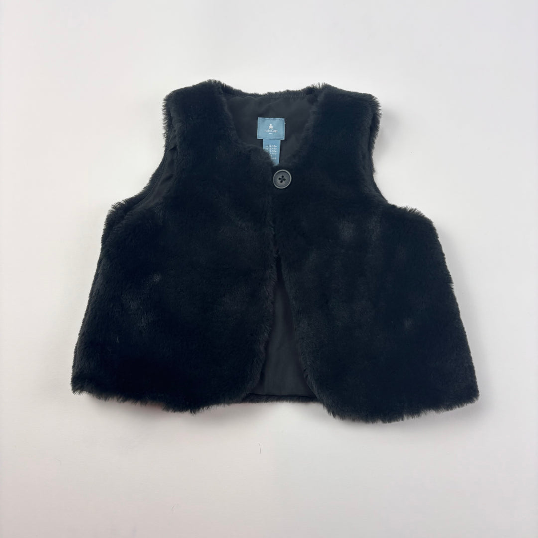 Gap Fuzzy Baby Vest - Size 12-18 Months