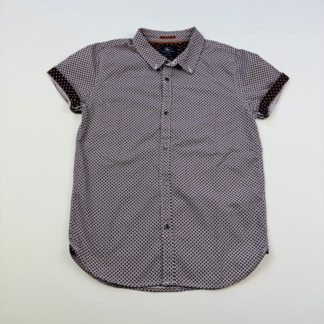 Cactus Community Button-Up Shirt - Size 11-12 Youth