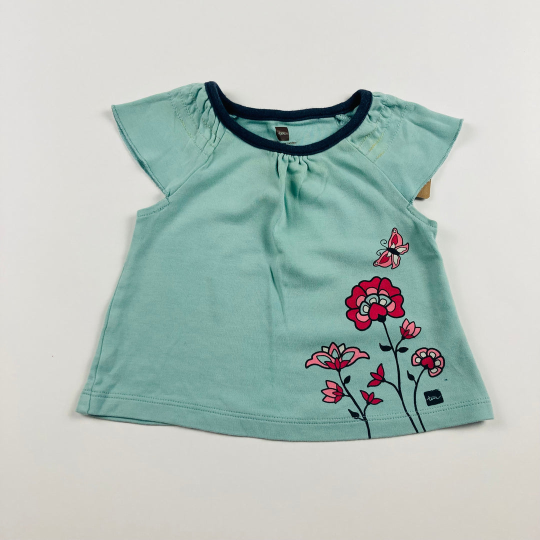 Tea Collection Capped Sleeve Top - 6-12 Months