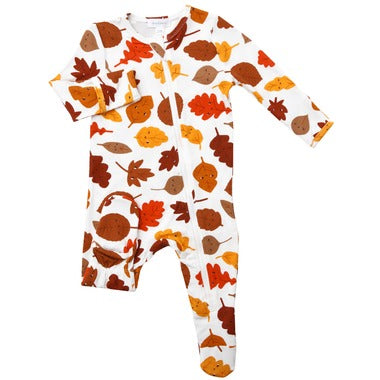 Angel Dear - 3-6M Bamboo 2-Way Zippered Footie - Pitter Patter Boutique