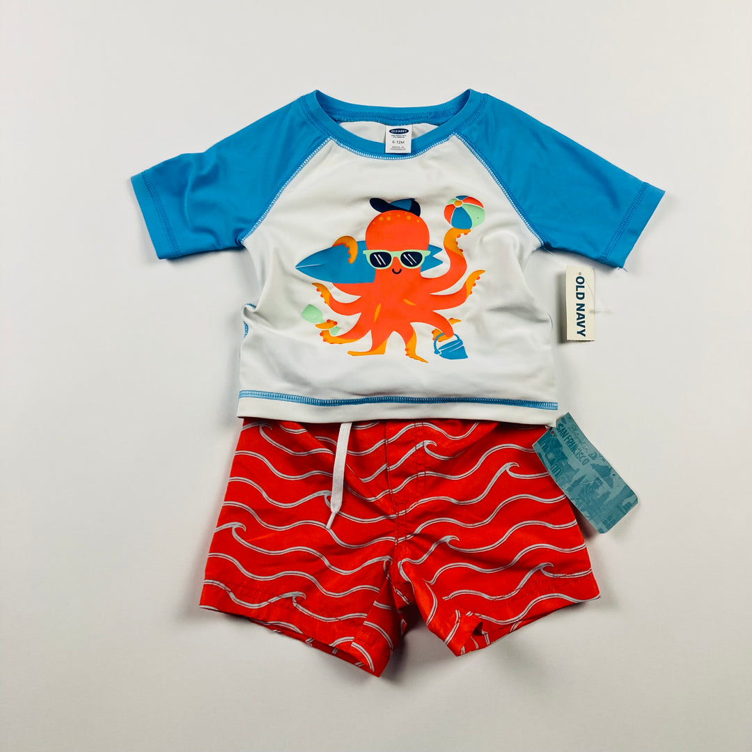 Old Navy Swim Set - Size 6-12 Months