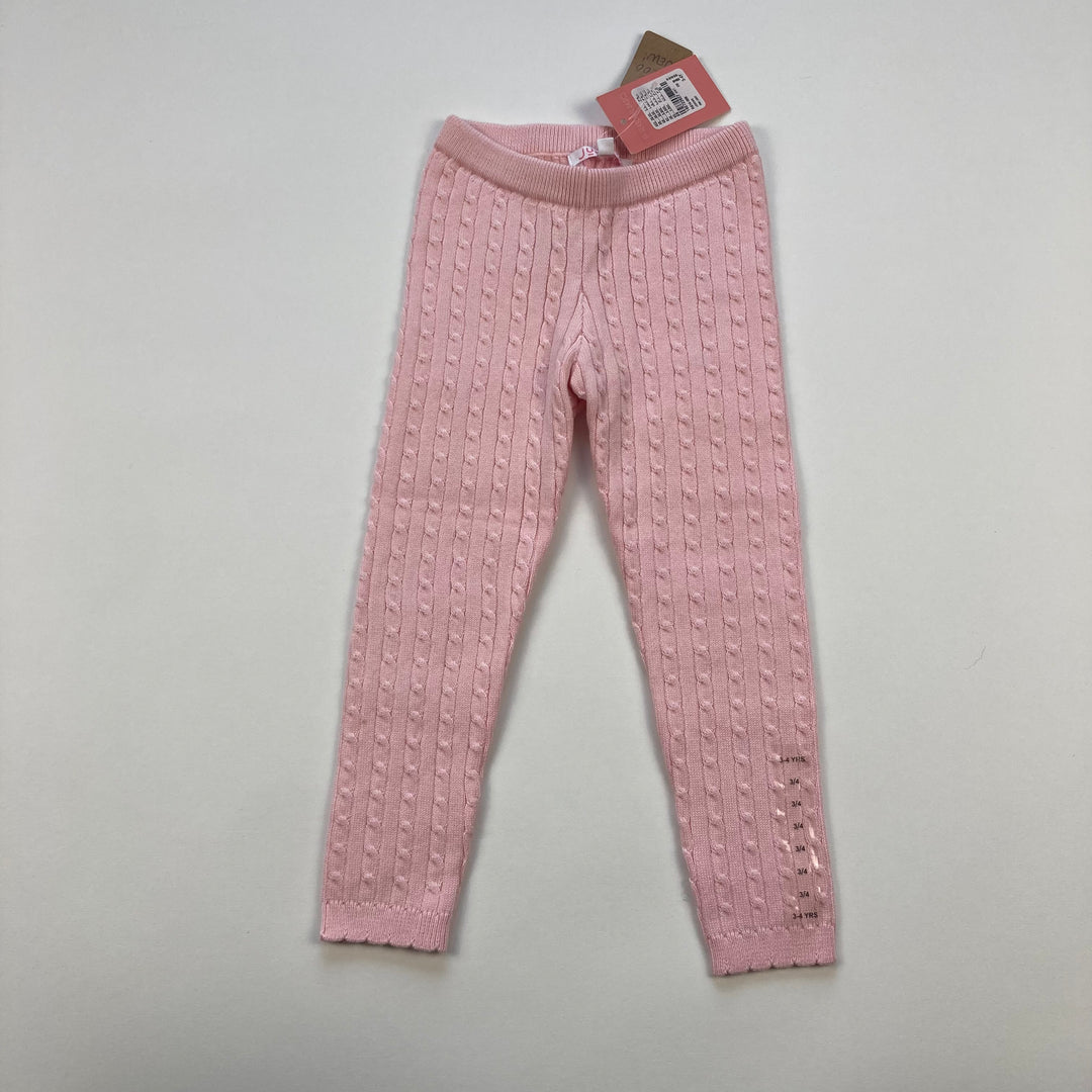 Juniors Knit Leggings - Size 3/4 Toddler - Pitter Patter Boutique