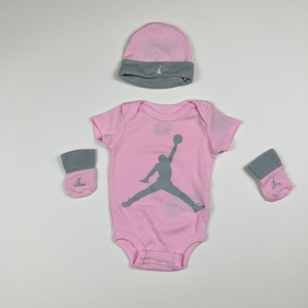 Nike "Air Jordan" Bodysuit, Hat and Socks - Size 6 Months - Pitter Patter Boutique