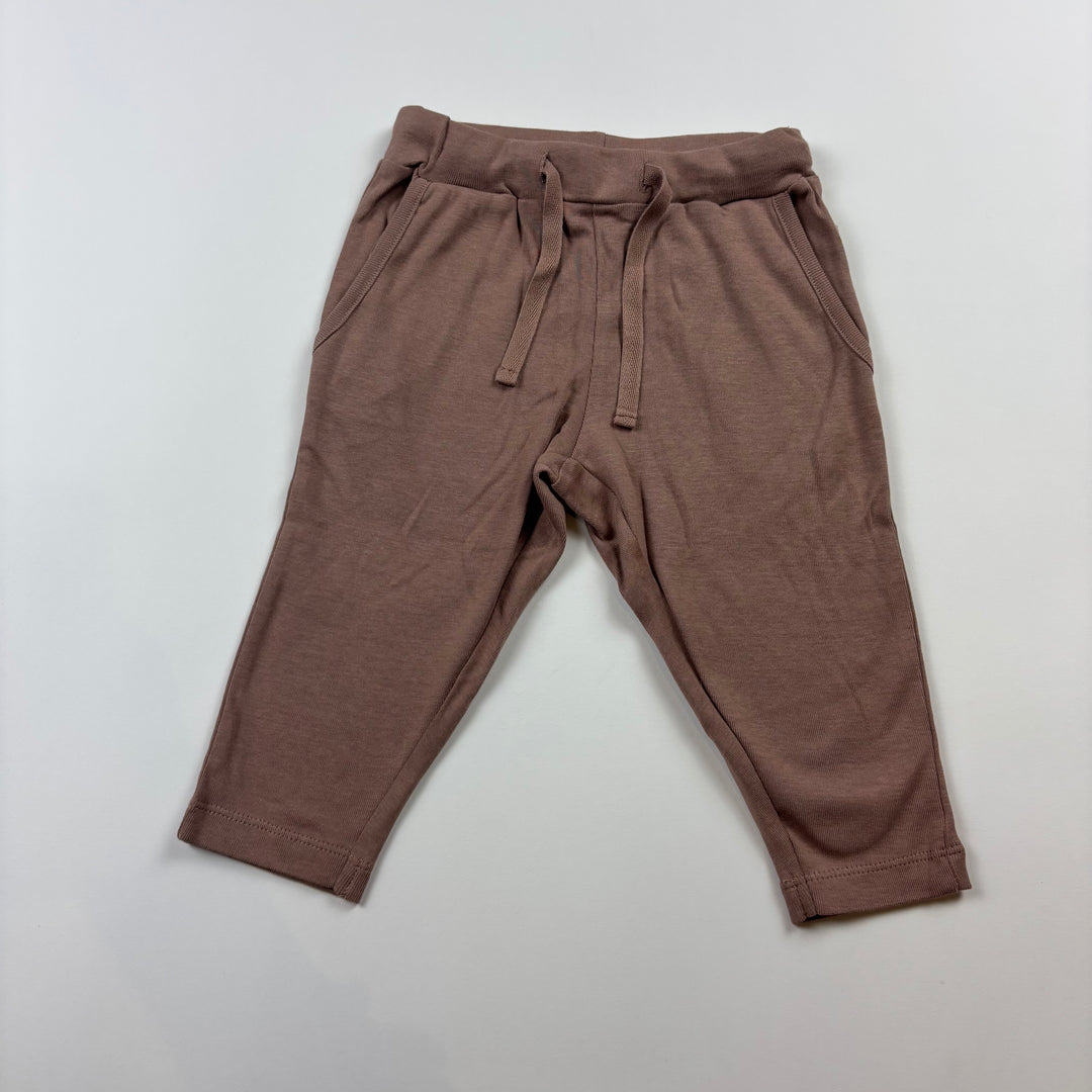 Wheat Baby Jogger Pants - Size 12 Months