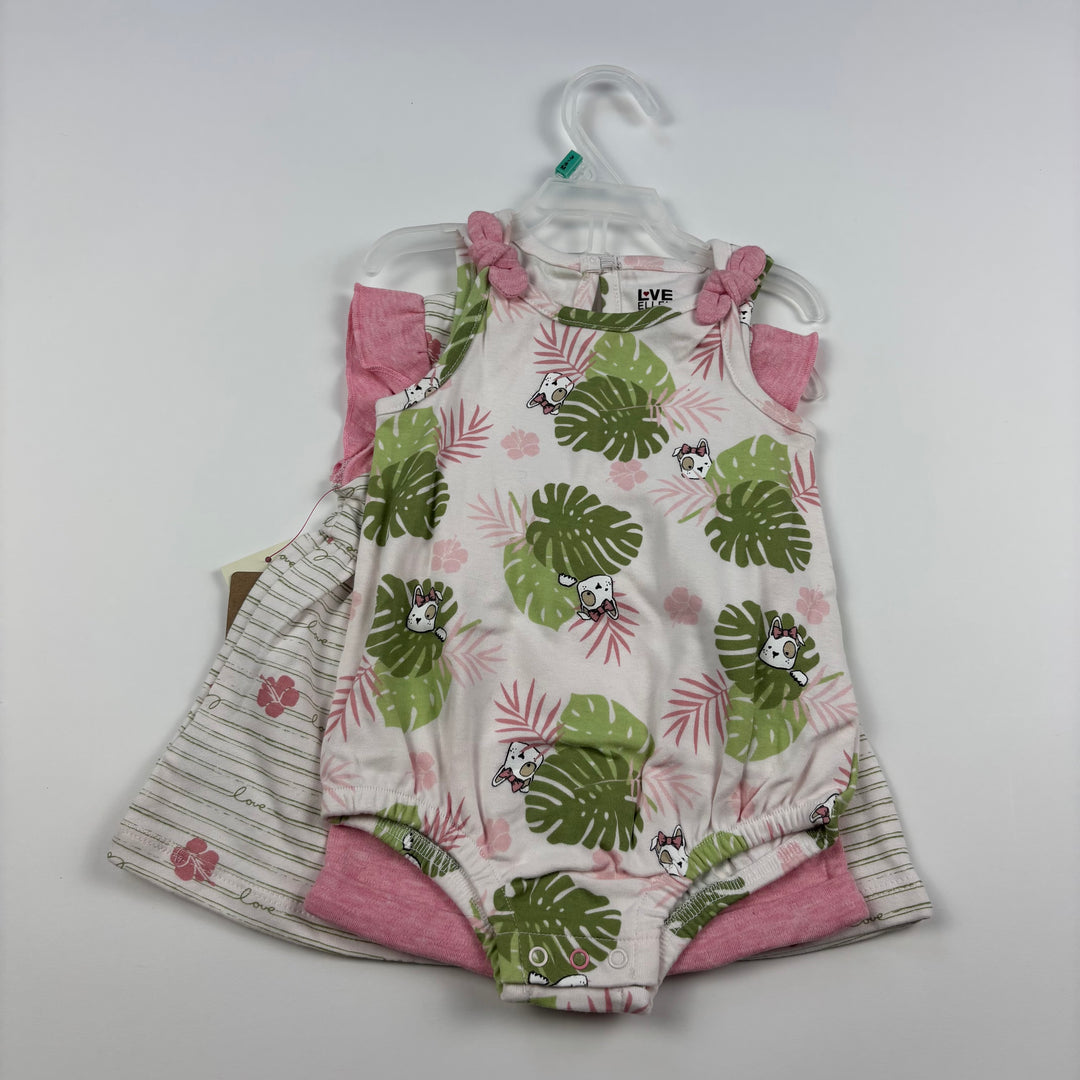 Ellen Degeneres 3-piece Summer Set -  Size 3-6 Months
