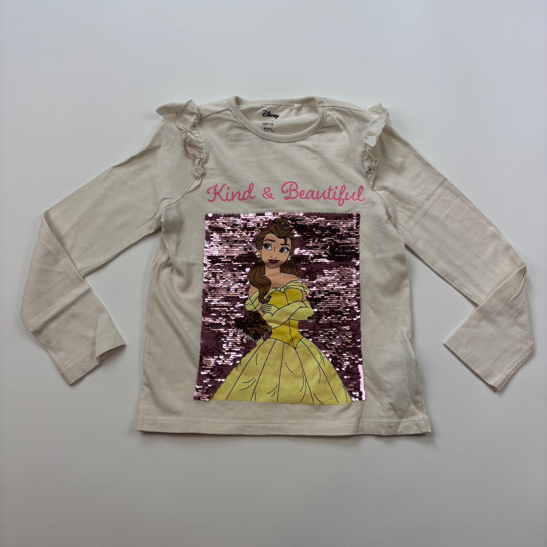 Sinsay Disney "Belle" T-Shirt - Size 5-6 Toddler