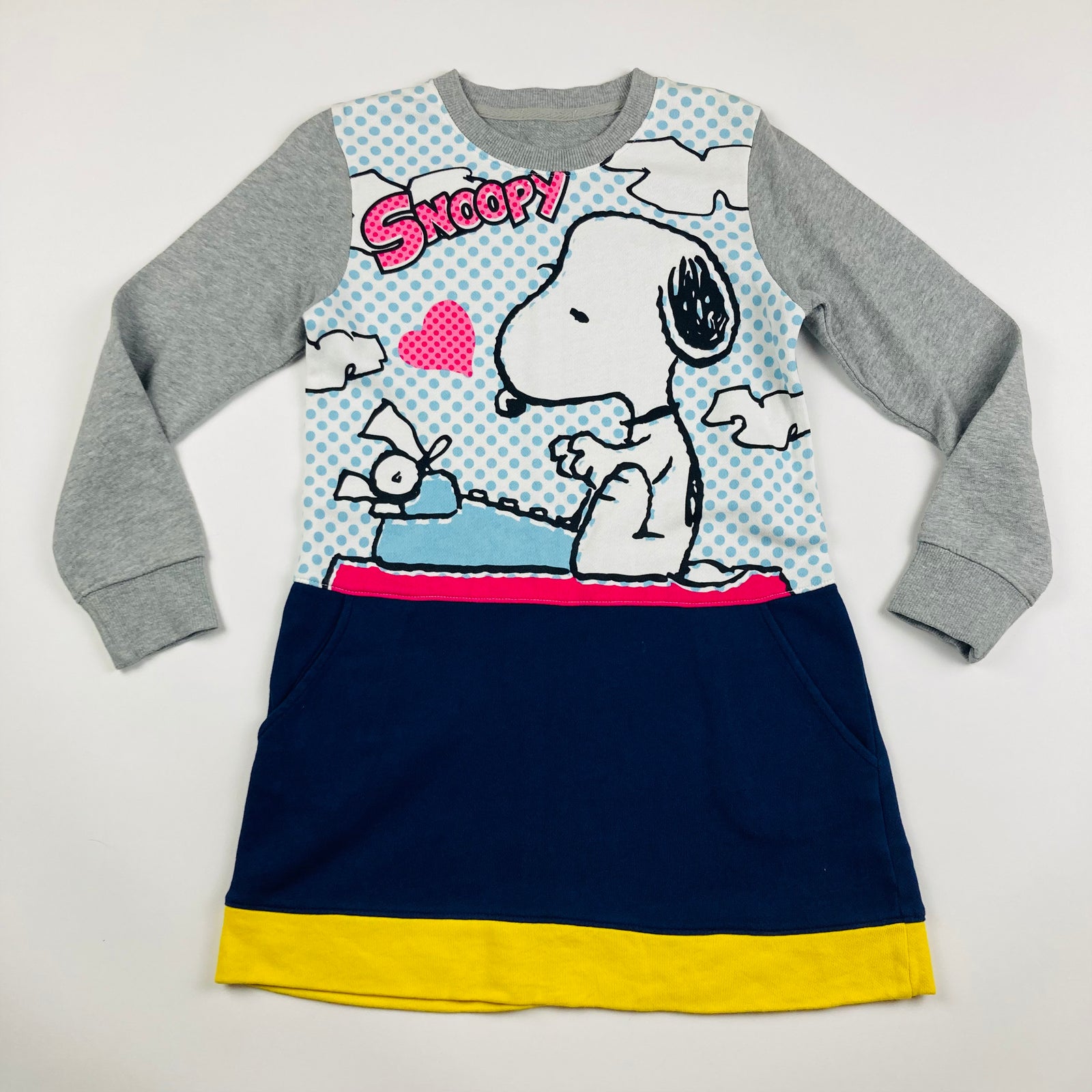 Peanuts Sweater Dress - Size 8-10Y - Pitter Patter Boutique