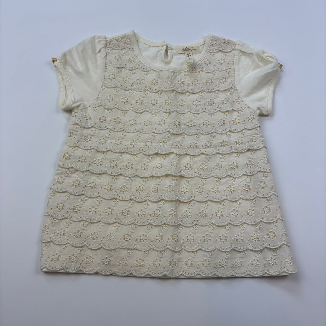 Matilda Jane Short Sleeve Top - Size 6-7 Youth