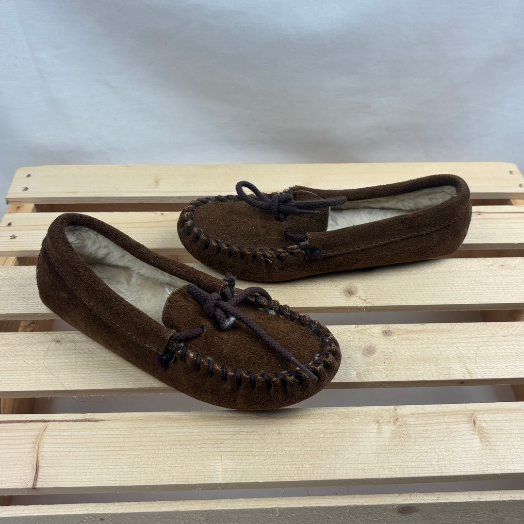 Kids Leather Moccasins - Size 12 Toddler