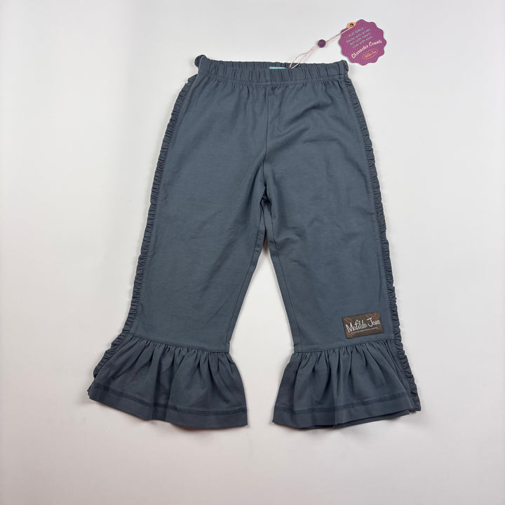 Matilda Jane New Kids Girls Grey Ruffle Pants