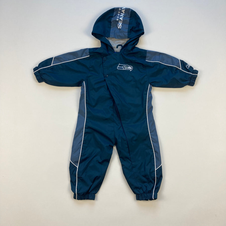 NFL Baby One-Piece "Seattle Seahawks" Suit - Size 18 Months - Pitter Patter Boutique