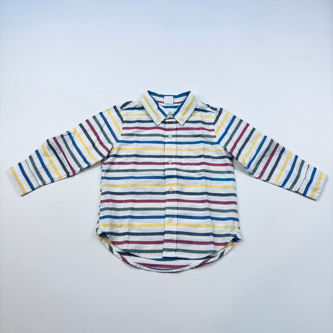GAP Long Sleeve Button Up Shirt - Size 3 Toddler