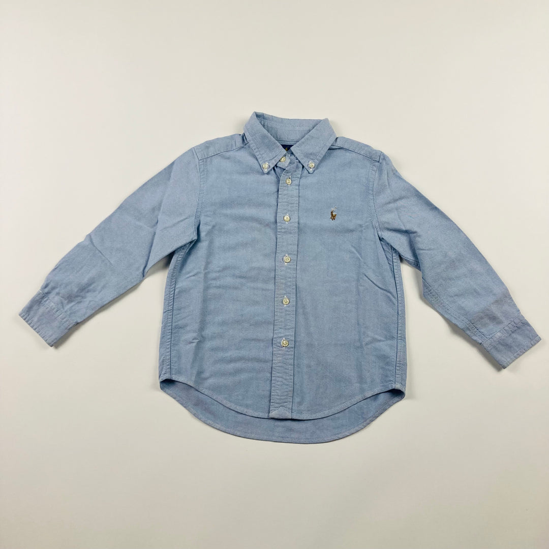 Ralph Lauren Long Sleeve Button Up Shirt - Size 4 Toddler