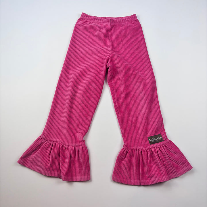 Matilda Jane Big Ruffle Cord Pants - Size 8-9 Youth