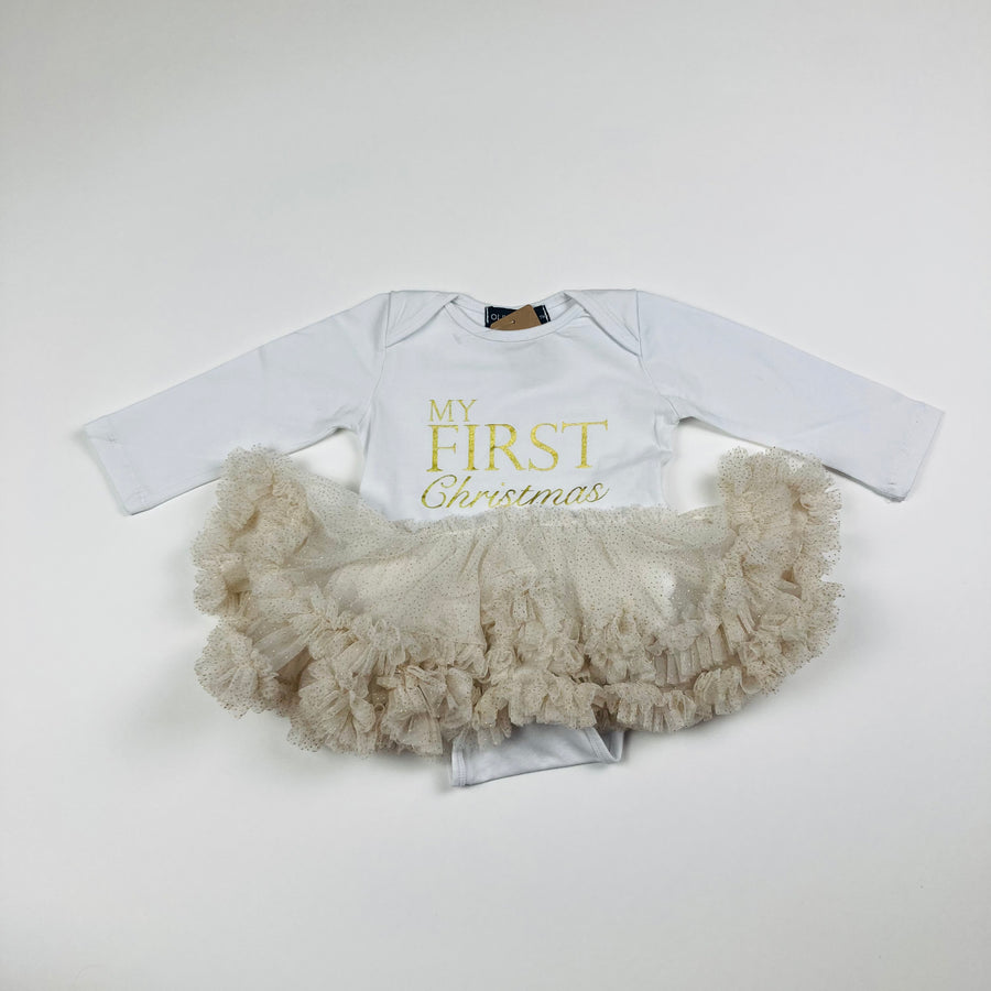 Oliva Rose Christmas Bodysuit - Size 6-12 Months - Pitter Patter Boutique