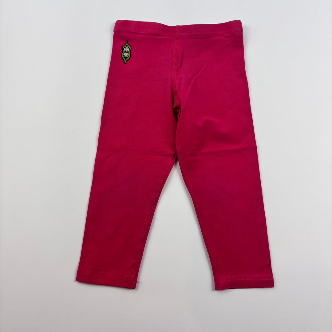 Peekaboo Beans Crop Leggings - Size 4 Kids