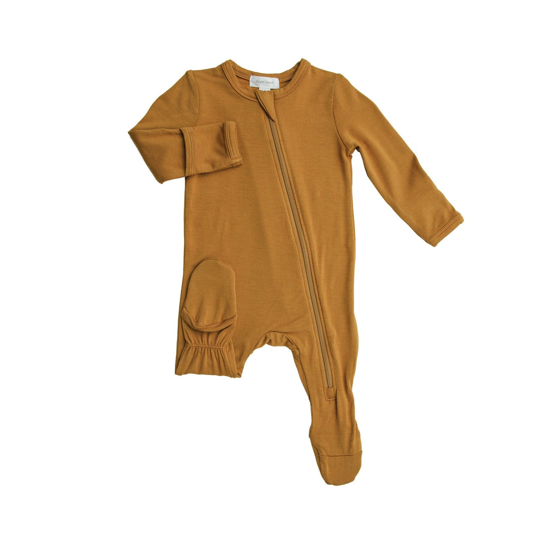 Angel Dear - 3-6M Bamboo 2-Way Zippered Footie - Pitter Patter Boutique