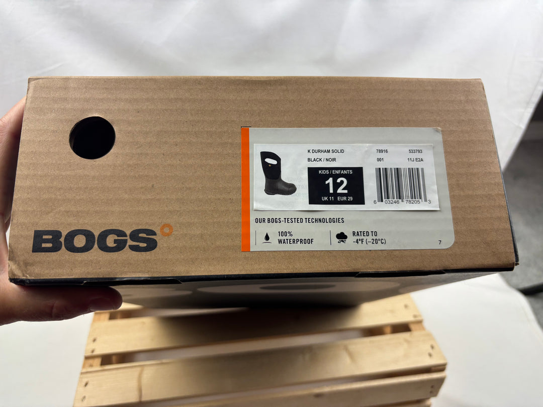 Bogs Waterproof "Durham" Insulated Boots - Size 12 Toddler (29 EU)