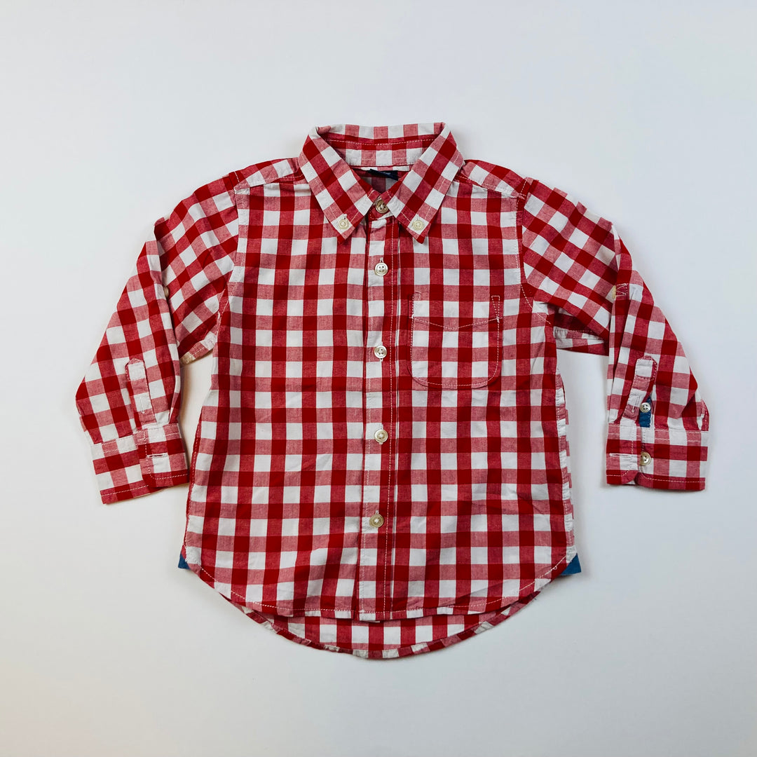 GAP Long Sleeve Button Up Shirt - Size 2 Toddler