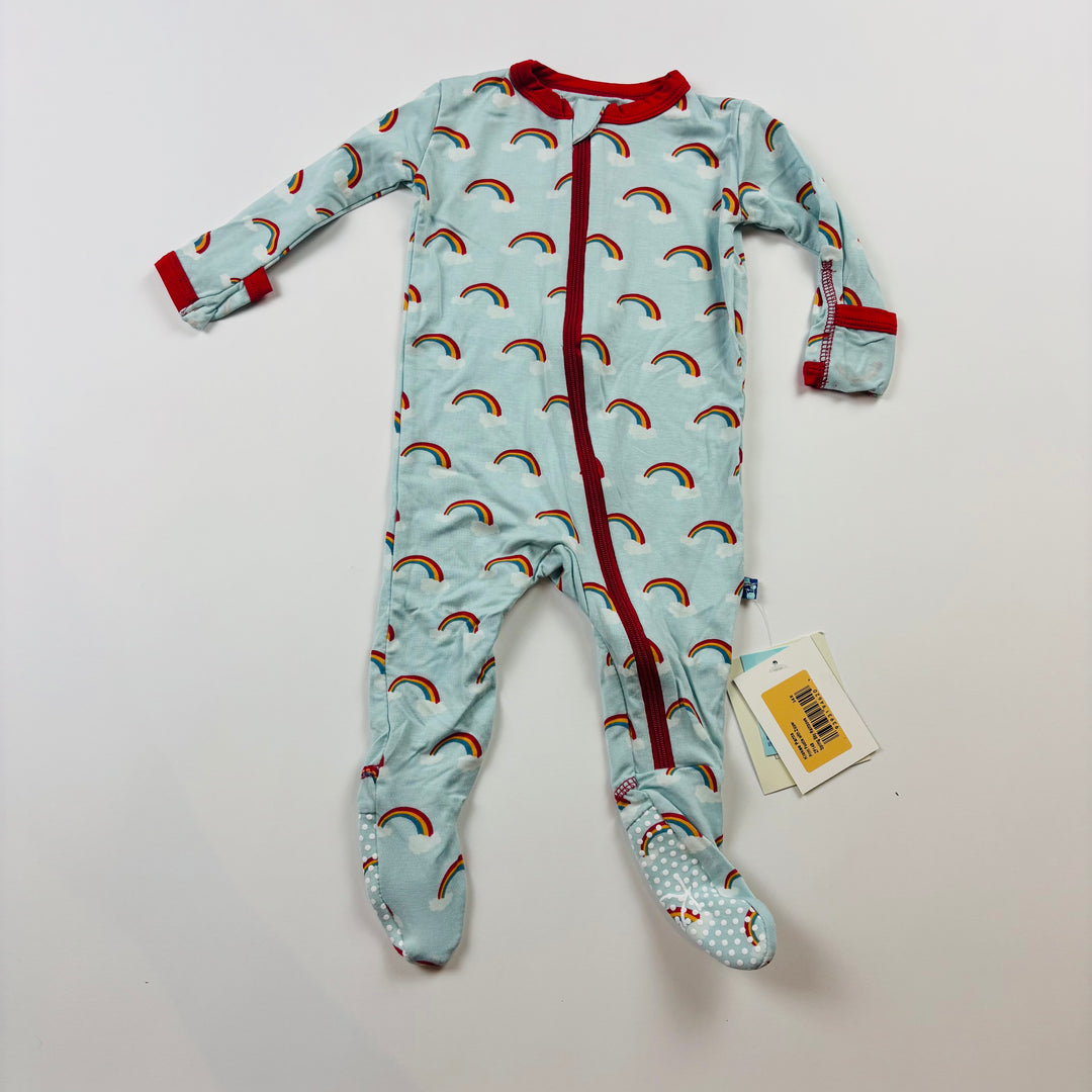 KicKee Pants Bamboo Footie - 3-6 Months