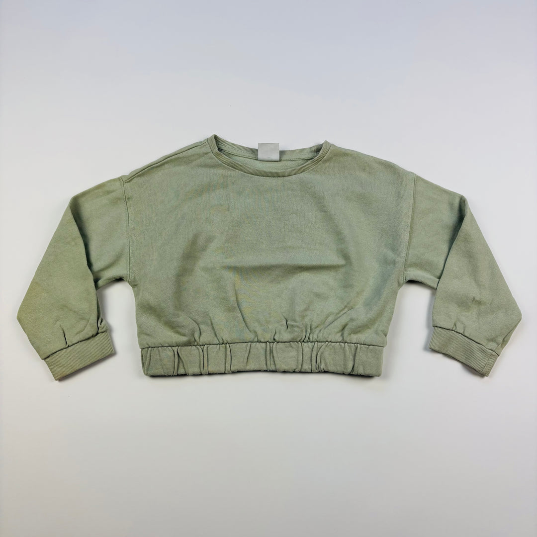 Zara Crop Sweatshirt - Size 6 Youth (114cm)