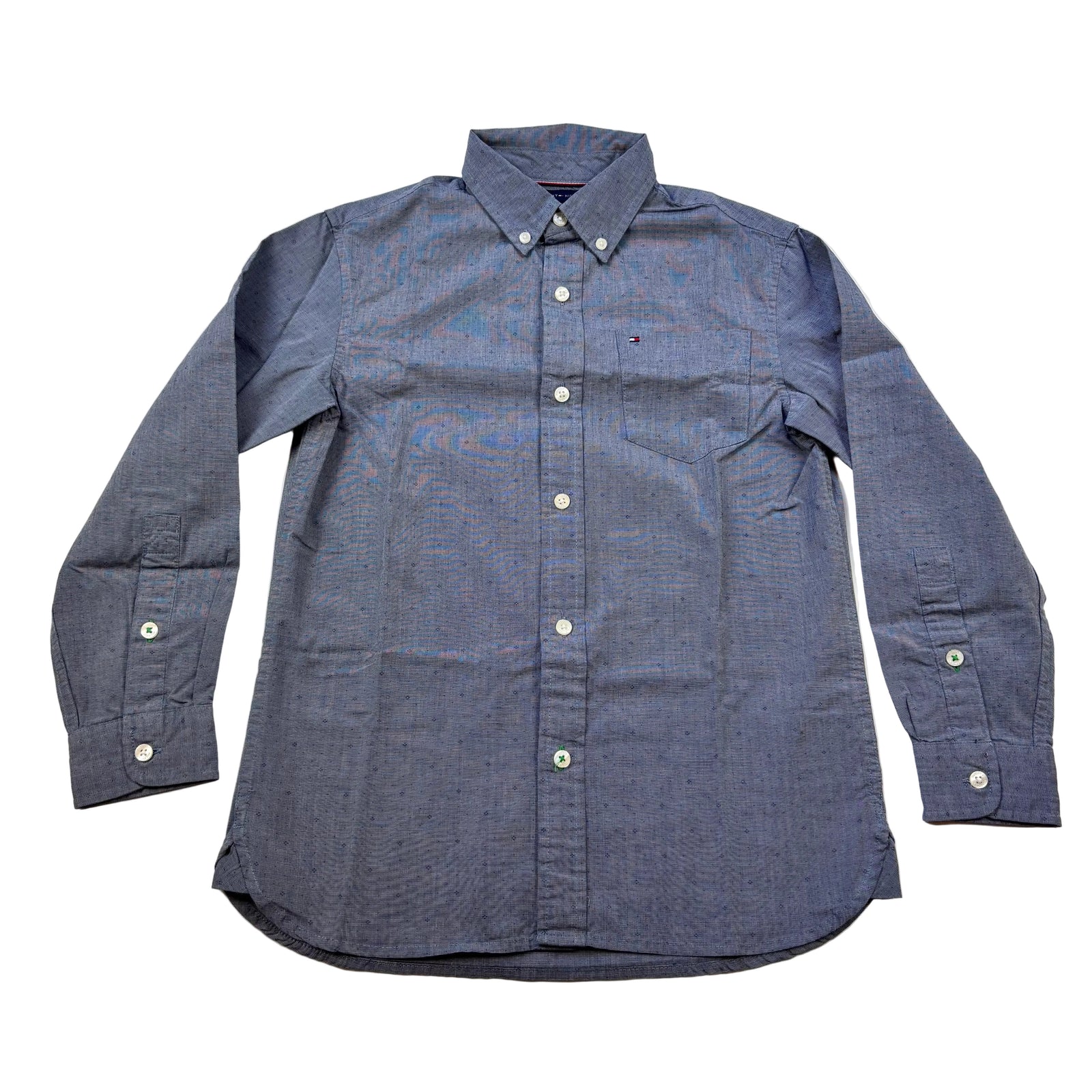 Tommy Hilfiger Blue Button Up Kids Shirt