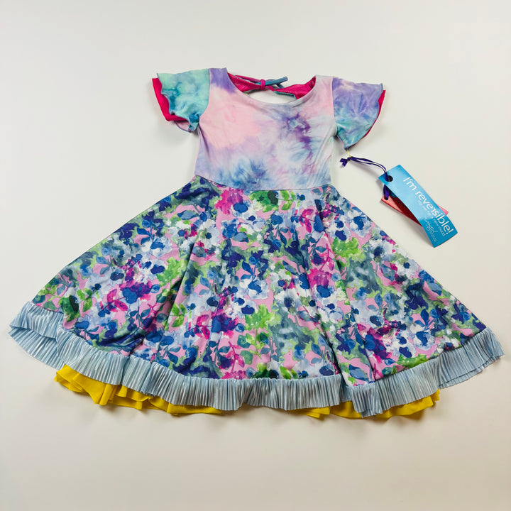 Twirly Girl Dress "Everlasting Reversible" - Size 3 Toddler
