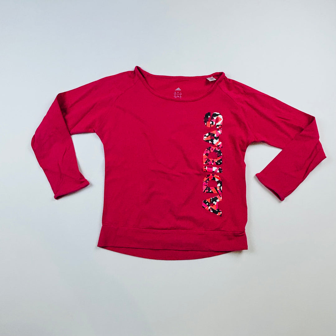 Adidas Long Sleeve Top - Size Youth Small (8-9Y)