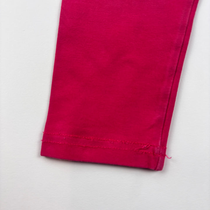 Peekaboo Beans Crop Leggings - Size 4 Kids