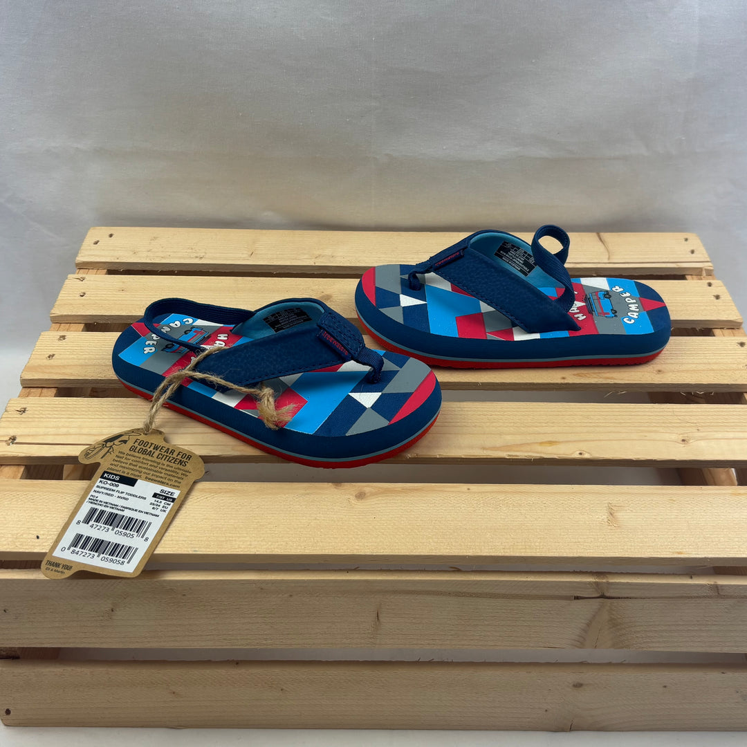 Free Waters Flip Flops - Size 7/8 Toddler