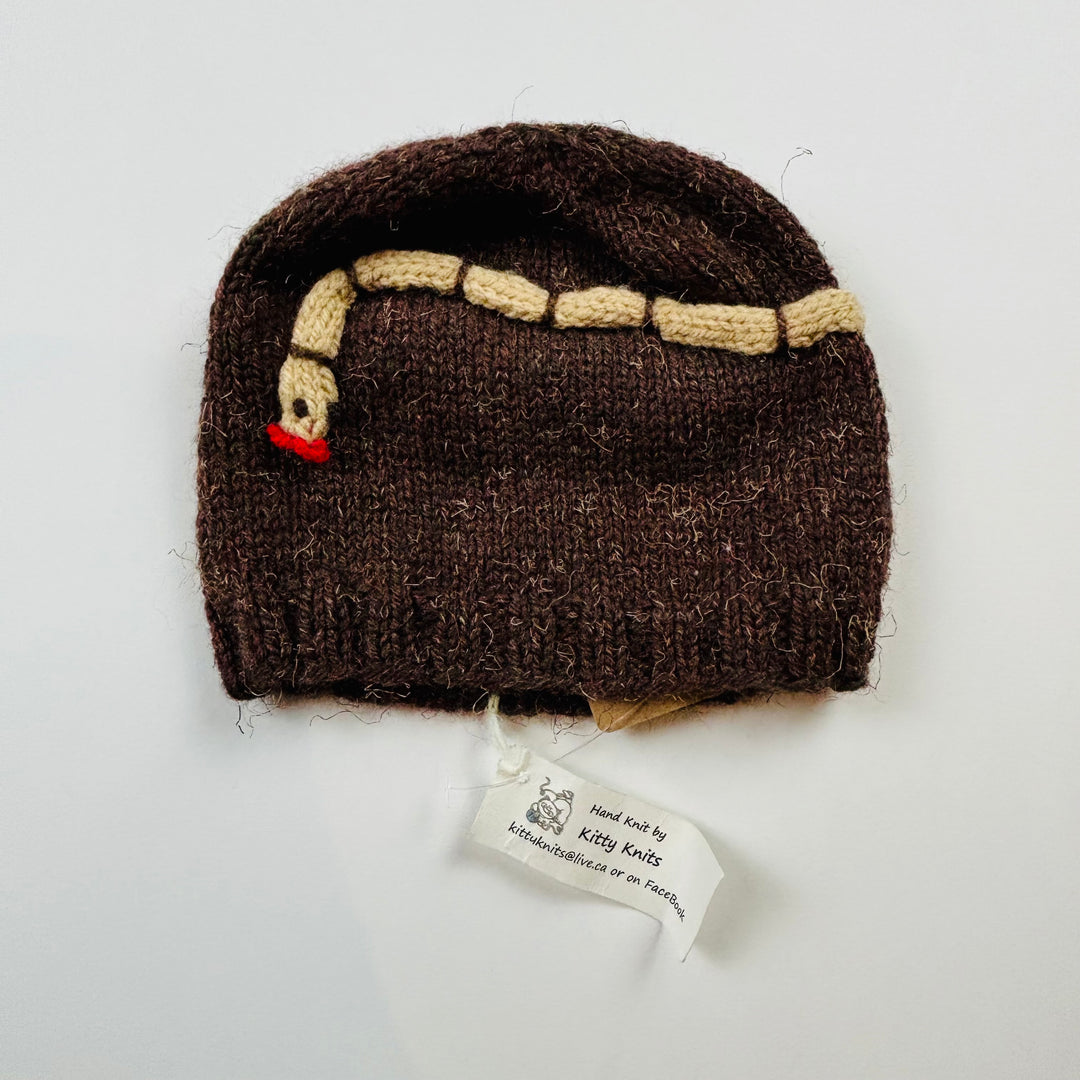 Kitty Knits Beanie - 3-6 Months