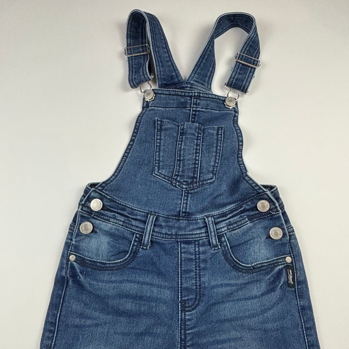 Silver Jean "Nisha" Overalls - Size 10 Youth