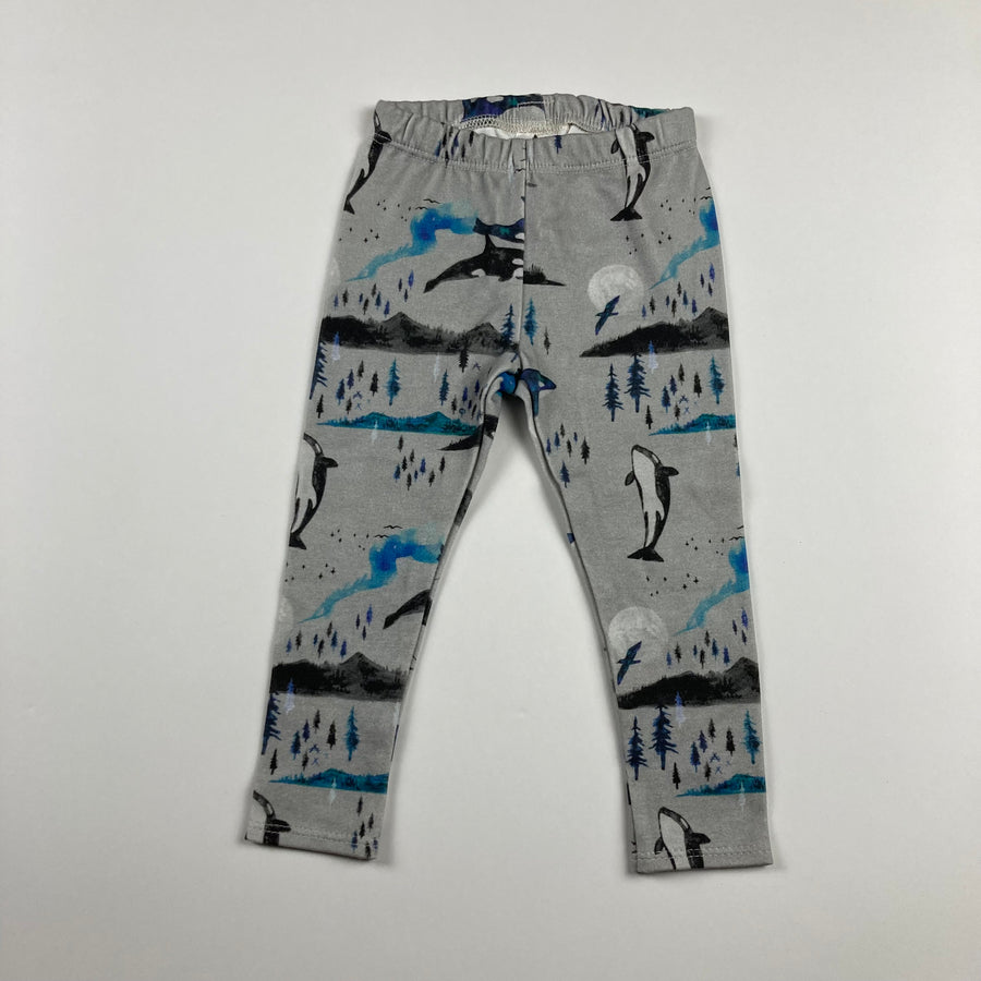 Fog + Fern Leggings - 6-12 Months - Pitter Patter Boutique